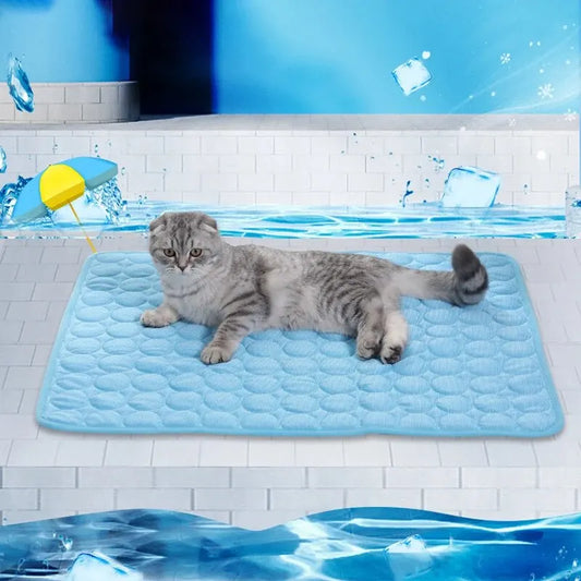Cooling Pet Mat – Soft, Washable Summer Pad