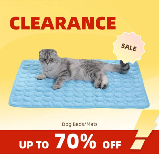 Cooling Pet Mat – Soft, Washable Summer Pad
